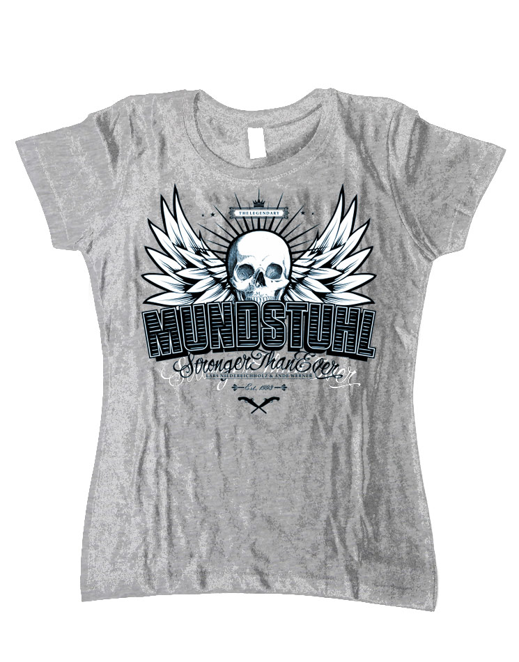 Mundstuhl Rockshirt Girly grau