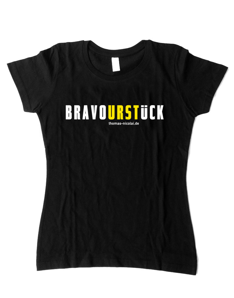 BravoURSTlck Damenshirt schwarz