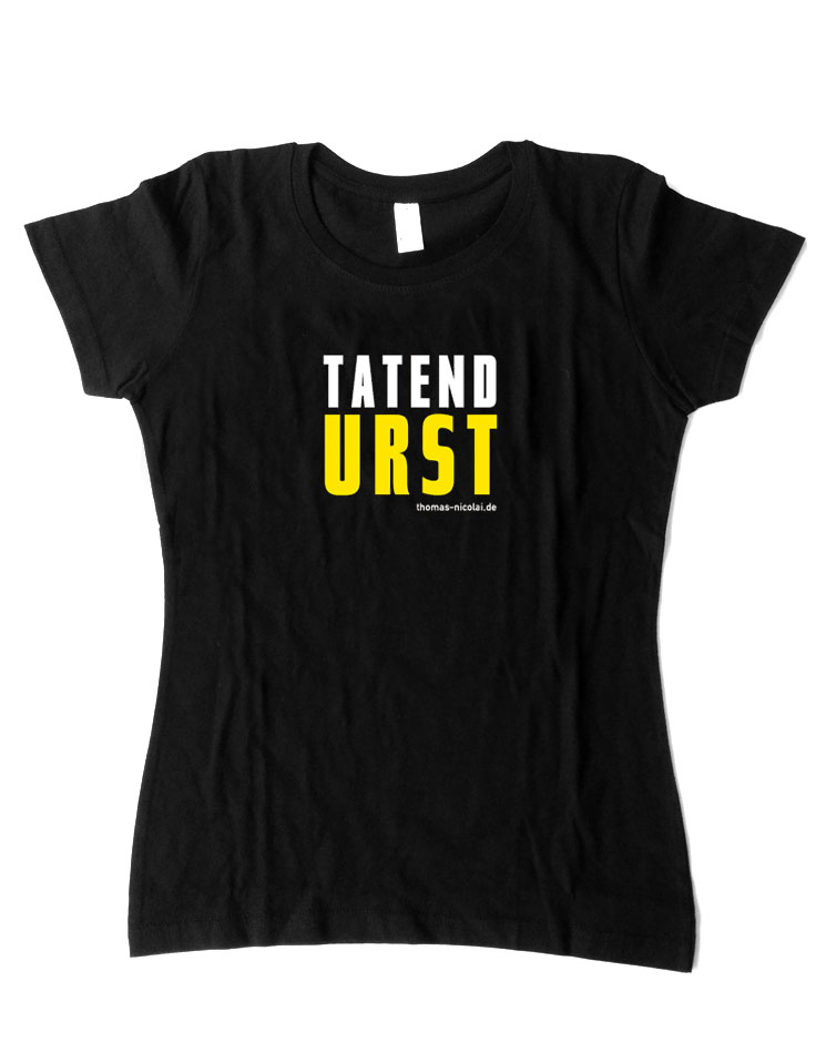 TatendURST Damenshirt schwarz