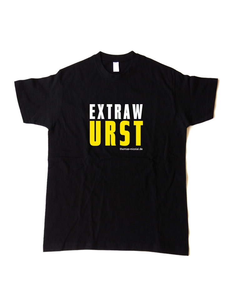 ExtrawURST Kindershirt schwarz