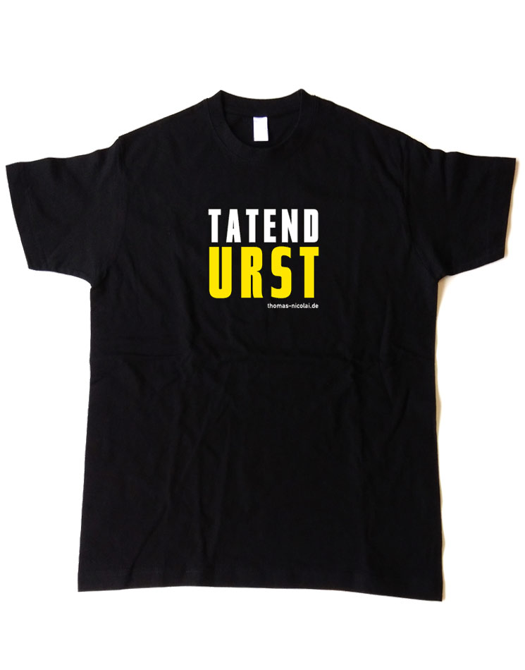 TatendURST Herrenshirt schwarz