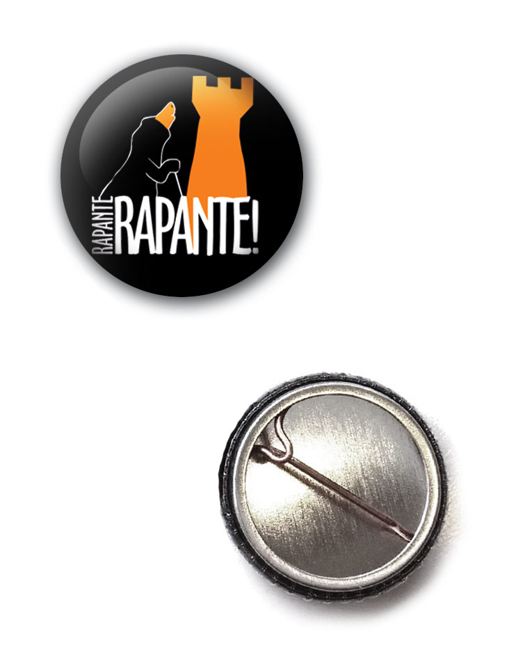 Rapante Button mehrfarb