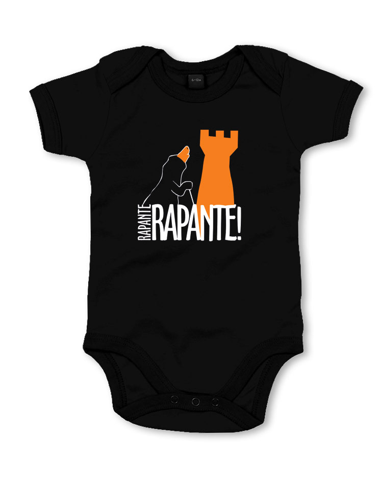 Rapante Babybody schwarz