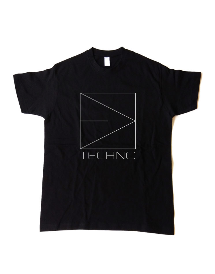 Kindershirt Techno schwarz