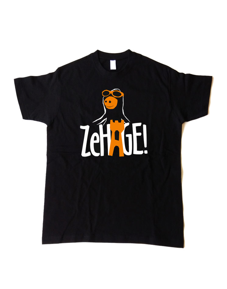 Ze Hage Kinder T-Shirt schwarz