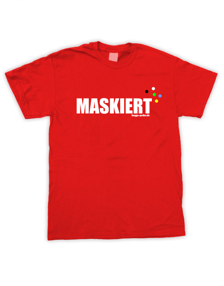 Maskiert rot