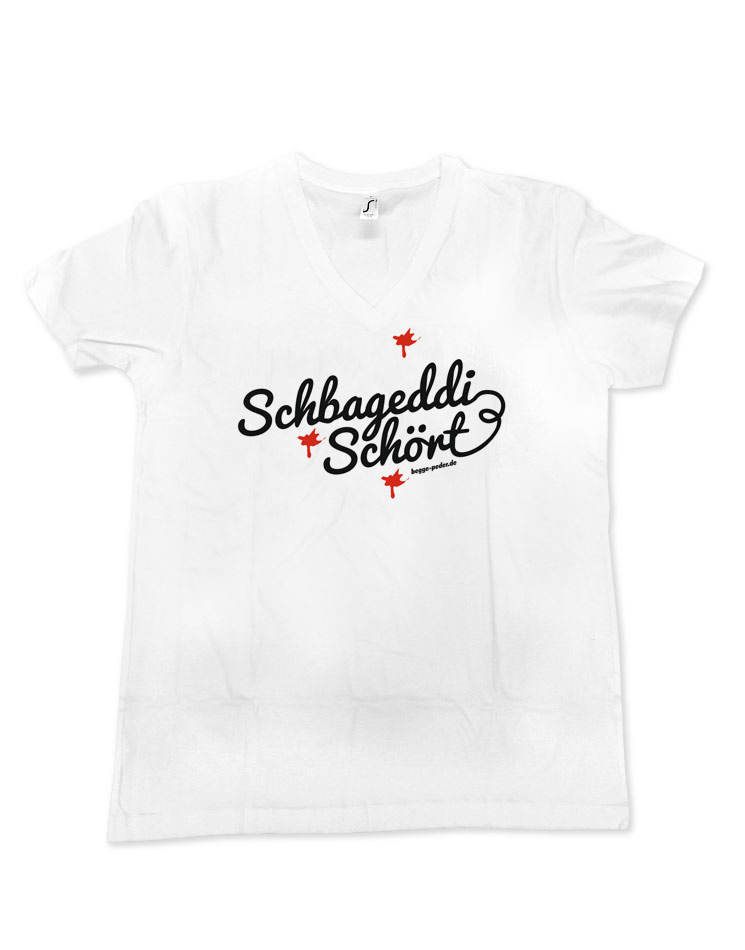 Schbageddi-Schrt Girly weiss