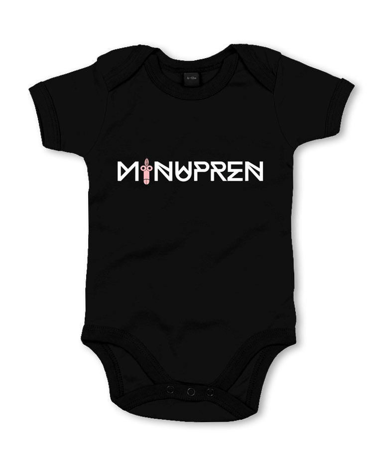 Minupren Babybody schwarz