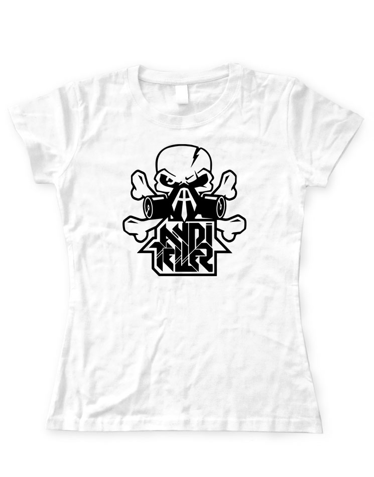 Andi Teller Girly T-Shirt weiss