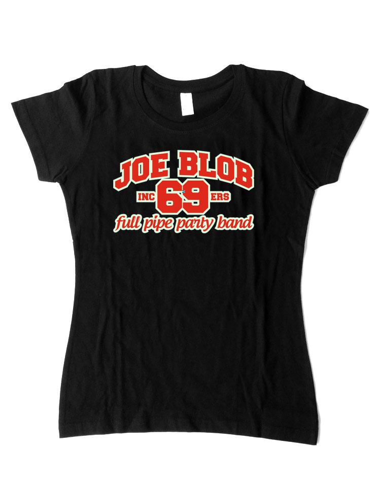 Full Pipe Party Band Girly T-Shirt schwarz
