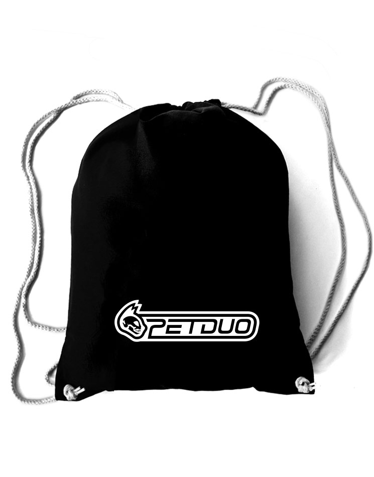 PETDuo Baumwollrucksack schwarz