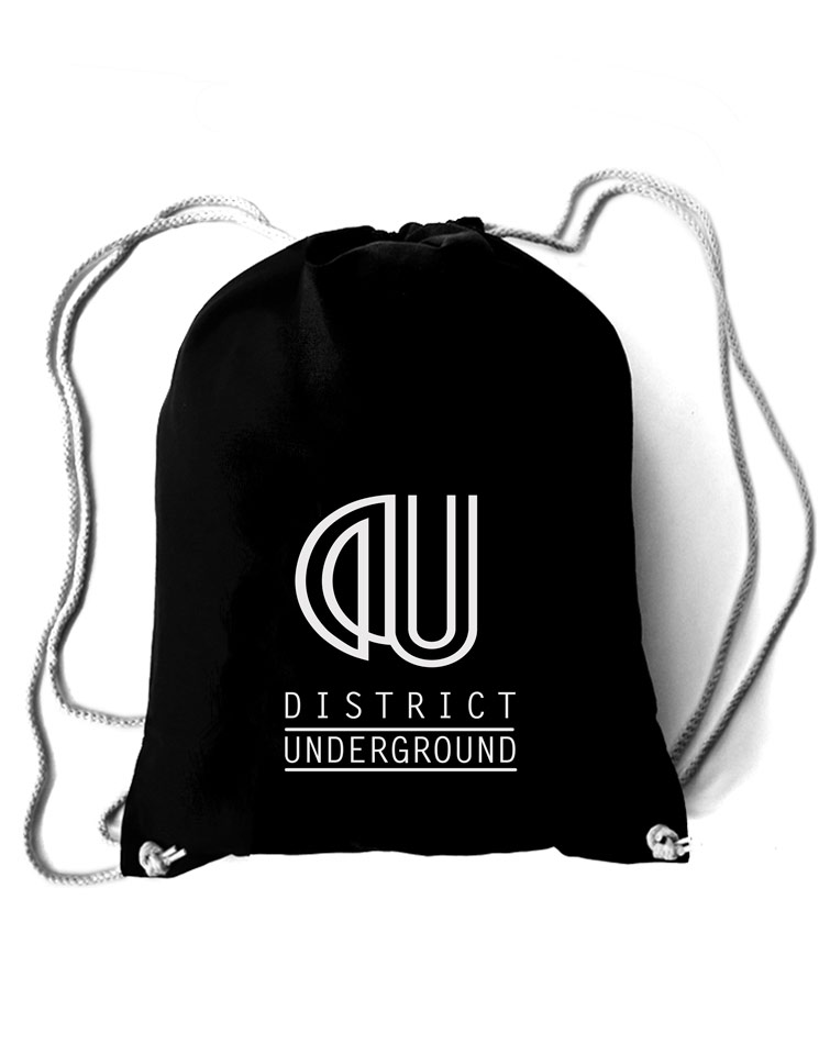 DISTRICT UNDERGROUND LOGO Baumwollrucksack