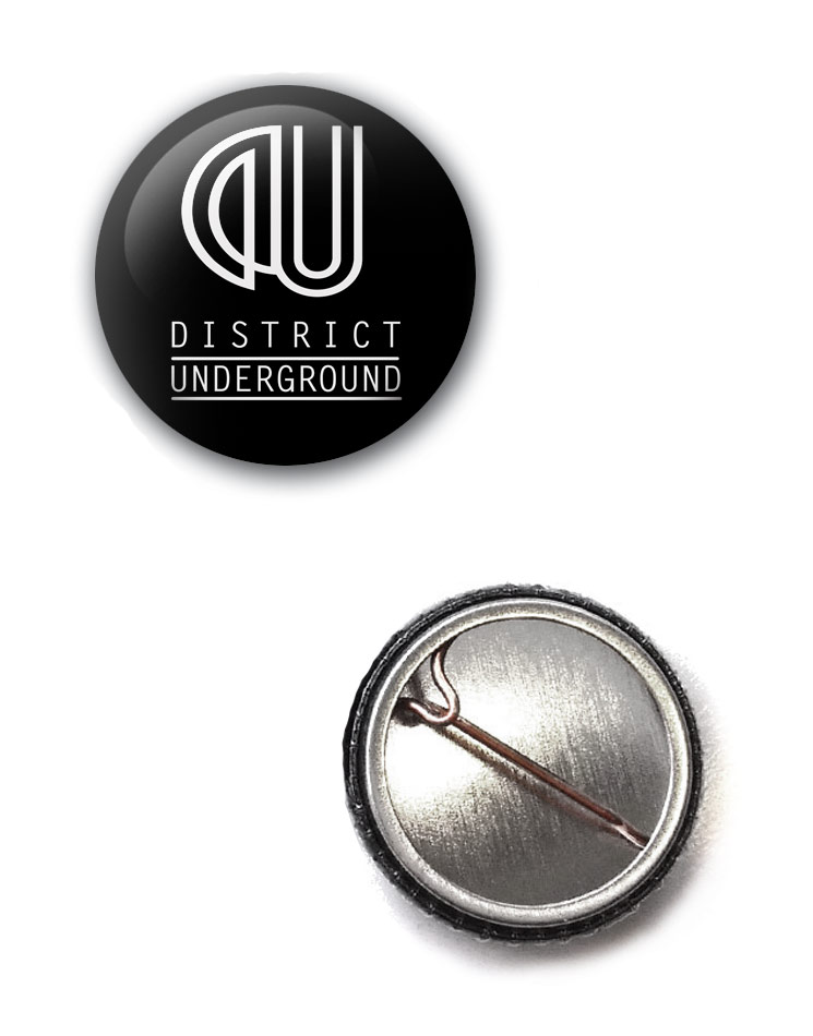 DISTRICT UNDERGROUND LOGO Button