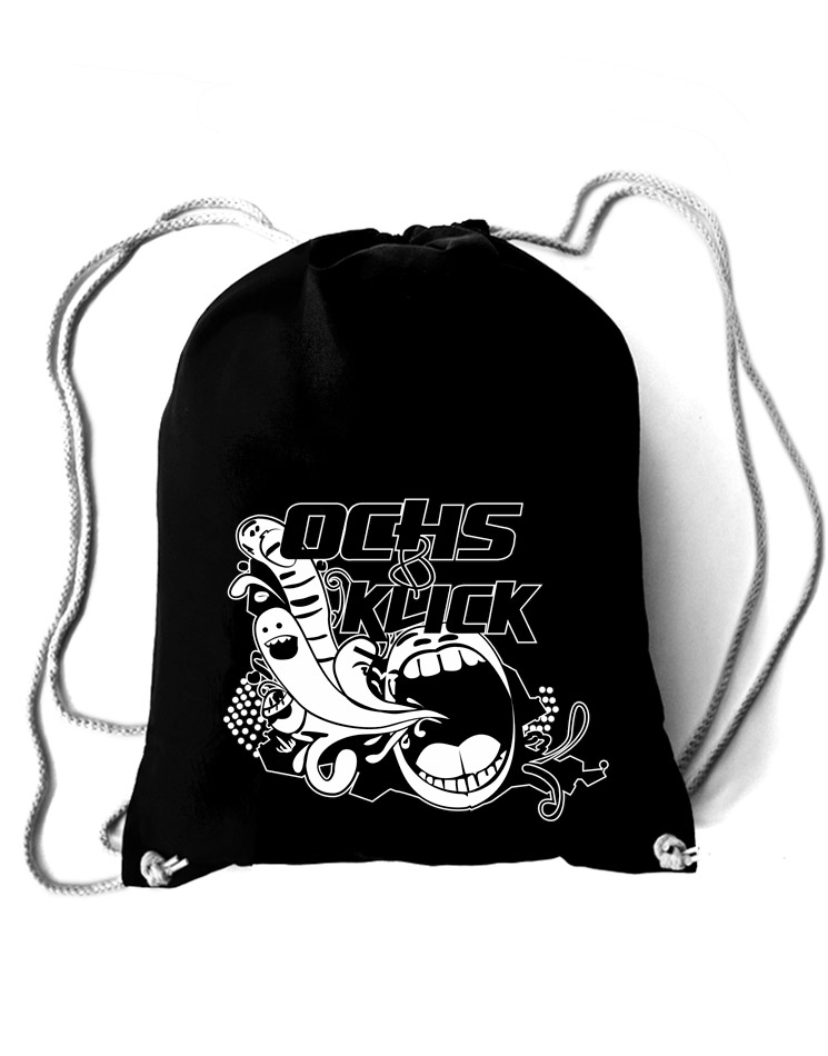 Ochs&Klick Baumwollrucksack schwarz