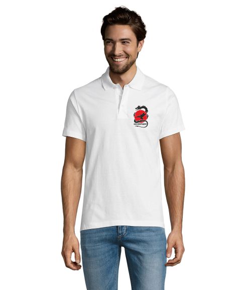 Dragon Polo Shirt Rsselsheim weiss