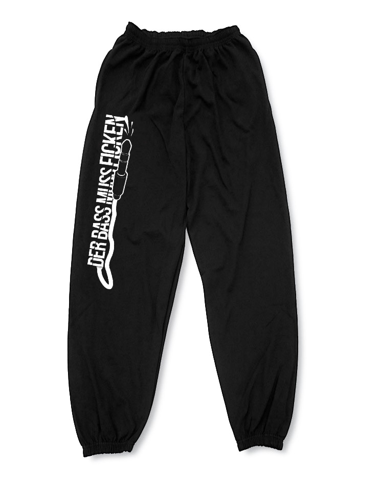 Premium BaMuFi Jogginghose schwarz