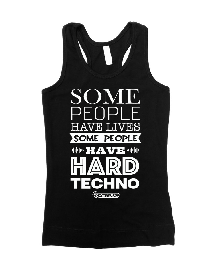 Some People Girly Tank-Top schwarz