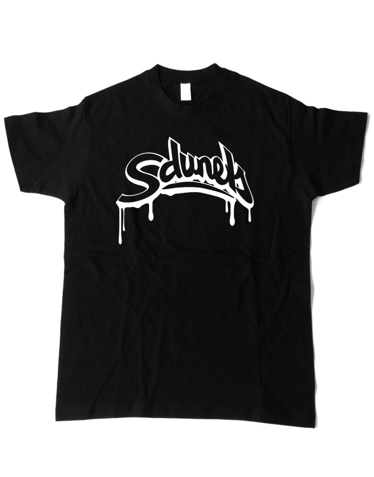 Sdunets T-Shirt - Styla wei auf schwarz