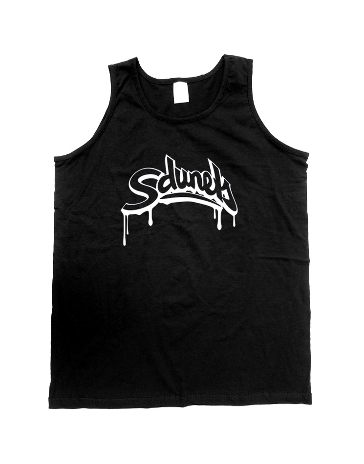 Sdunets Tank Top - Styla wei auf schwarz