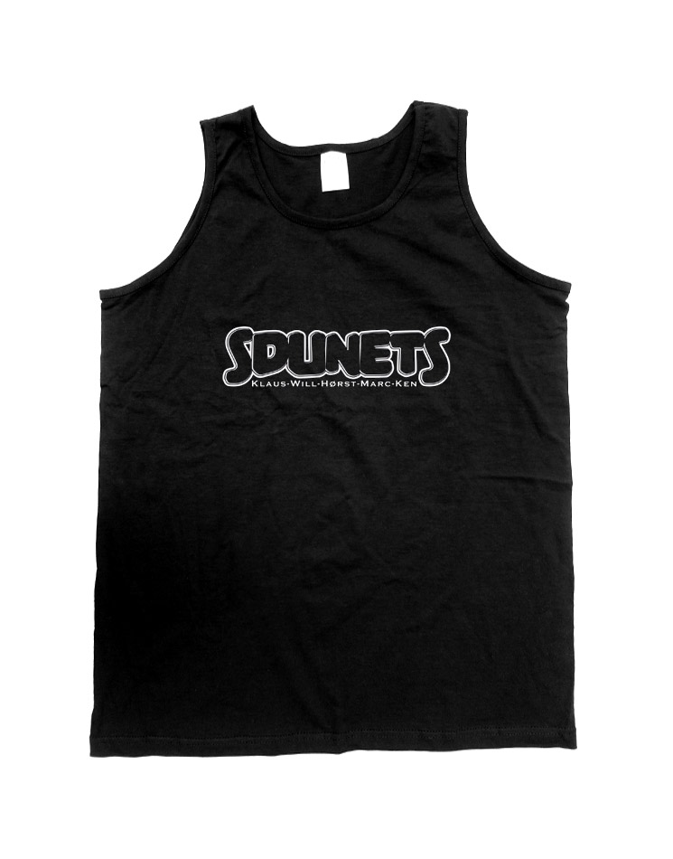 Sdunets Tank Top wei auf schwarz