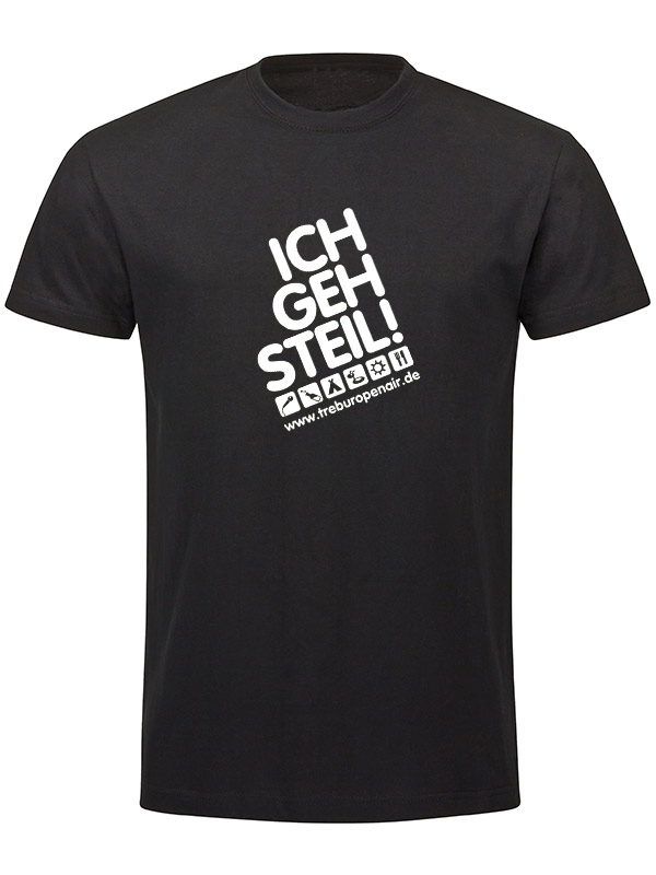 TOA Ich geh Steil T-Shirt - Unisex  schwarz