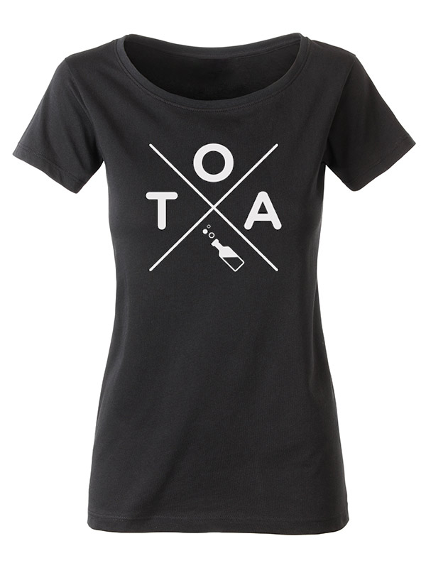 TOA Kreuz - Girly T-Shirt schwarz
