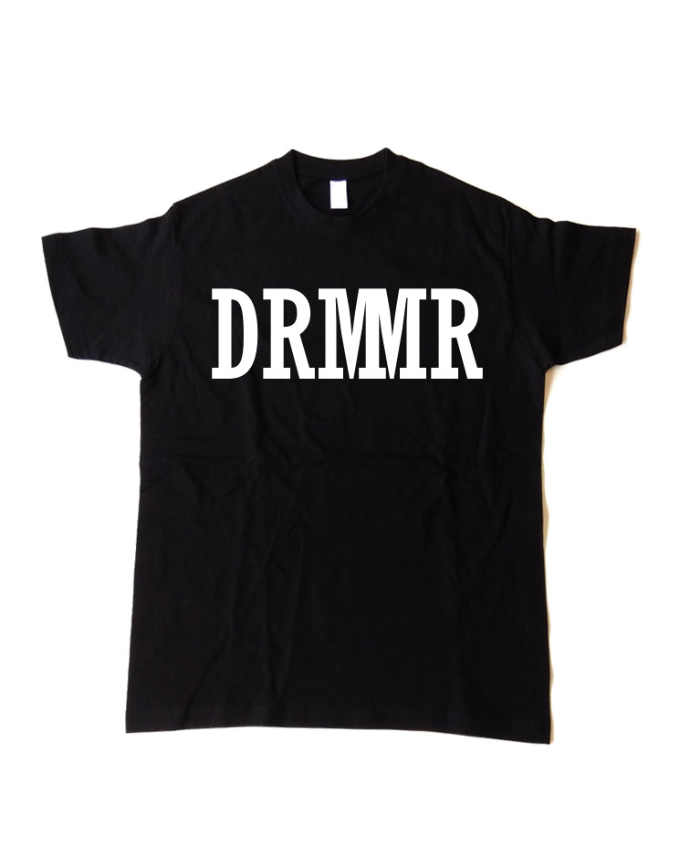 DRMMR Kinder T-Shirt wei auf schwarz