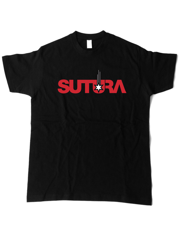 Sutura T-Shirt schwarz