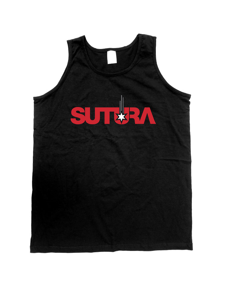 Sutura Tank Top schwarz