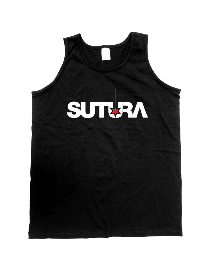 Sutura Tank Top schwarz