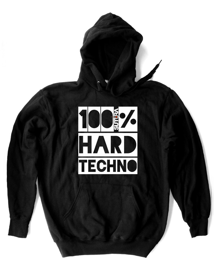Sutura Kappu 100% Hard Techno schwarz