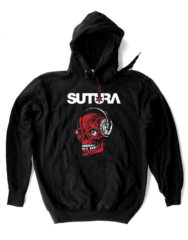 Sutura Kappu Skull schwarz