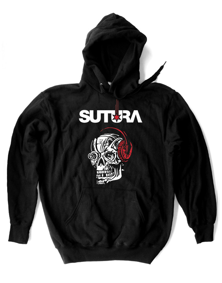 Sutura Kappu Skull schwarz