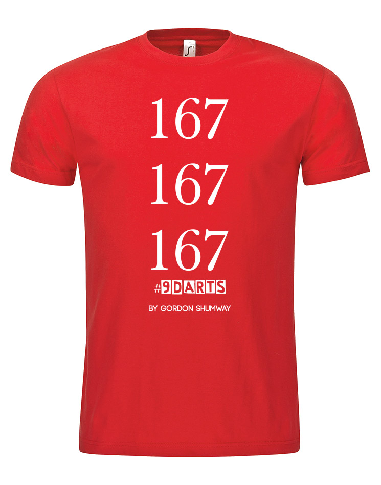 167 167 167 T-Shirt rot