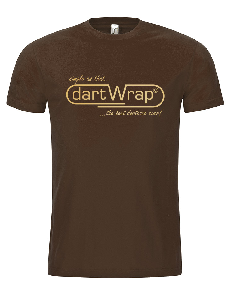 dartWrap T-Shirt braun