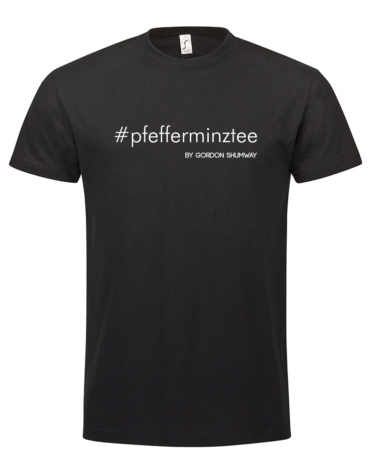 pfefferminztee T-Shirt schwarz