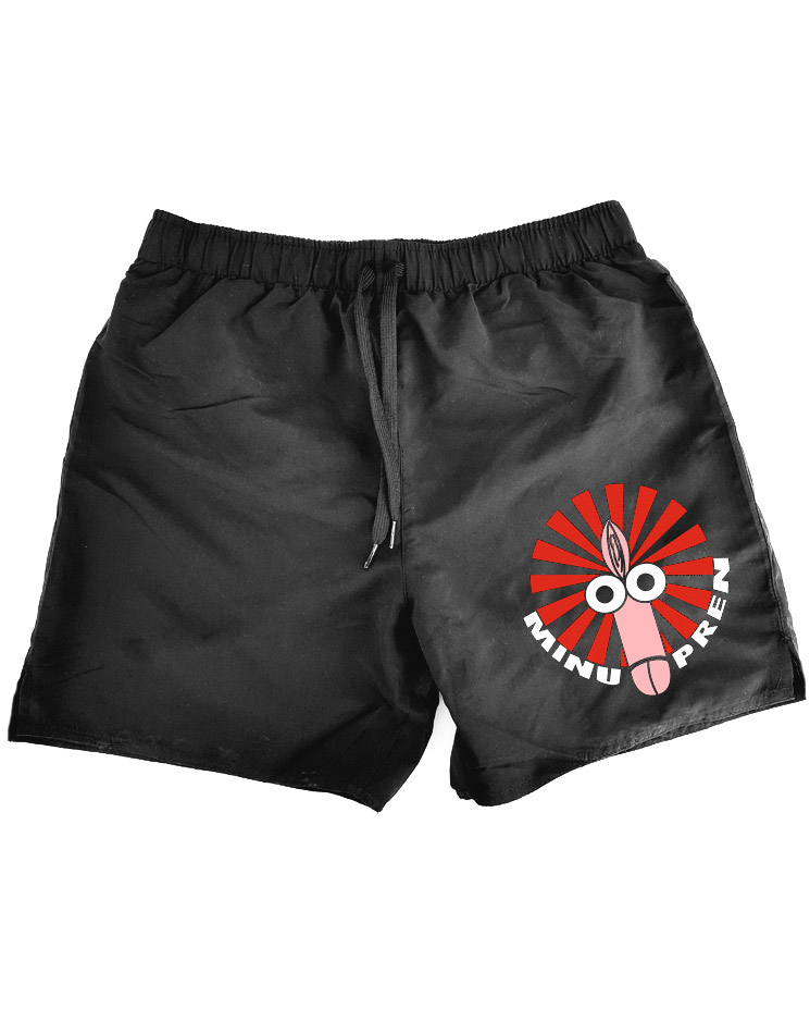 Fotzenpimmel Badehose schwarz