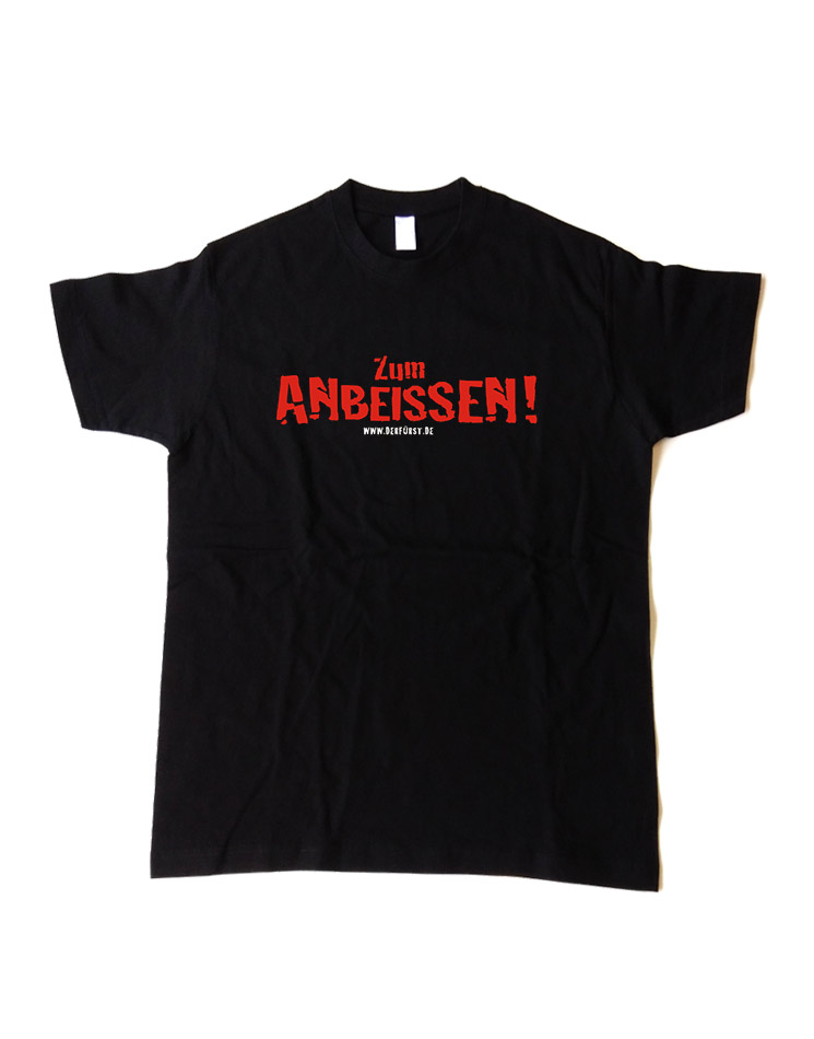 Zum Anbeissen Kinder T-Shirt schwarz