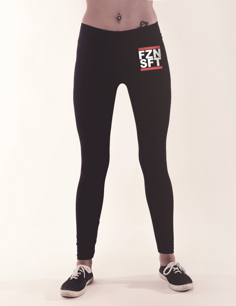 FZNSFT Leggings schwarz