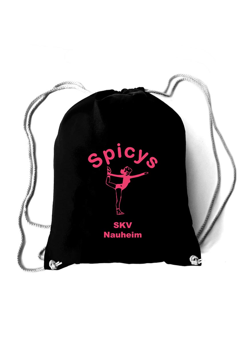 Spicys Baumwollrucksack schwarz