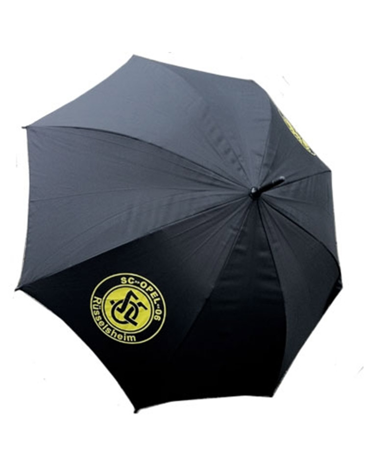SC Opel 06 - Regenschirm mit zwei Drucken gelb auf schwarz