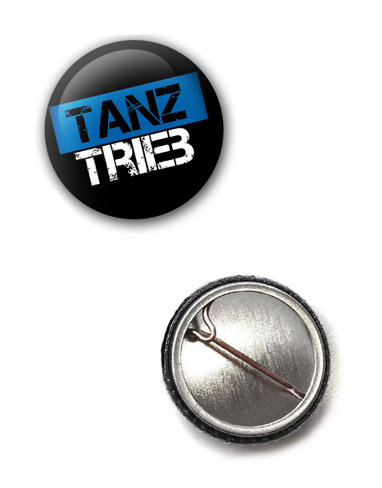 TanzTrieb Ansteckbutton schwarz