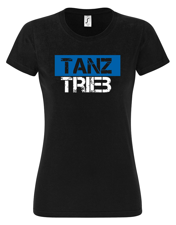 TanzTrieb Girly T-Shirt schwarz