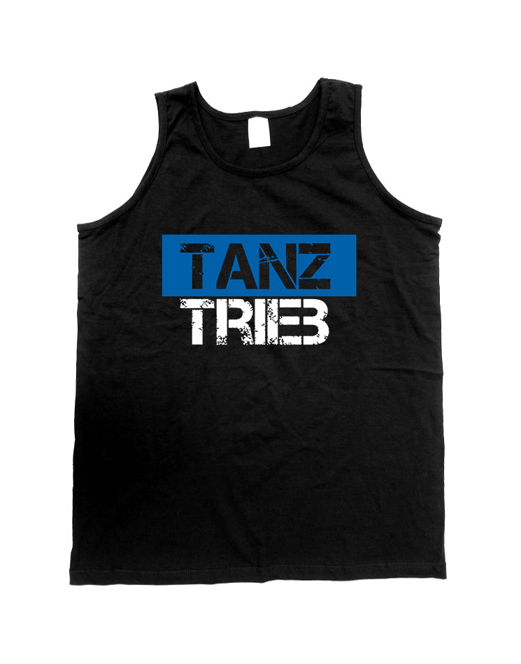 TanzTrieb Tank-Top mehrfarbig auf schwarz