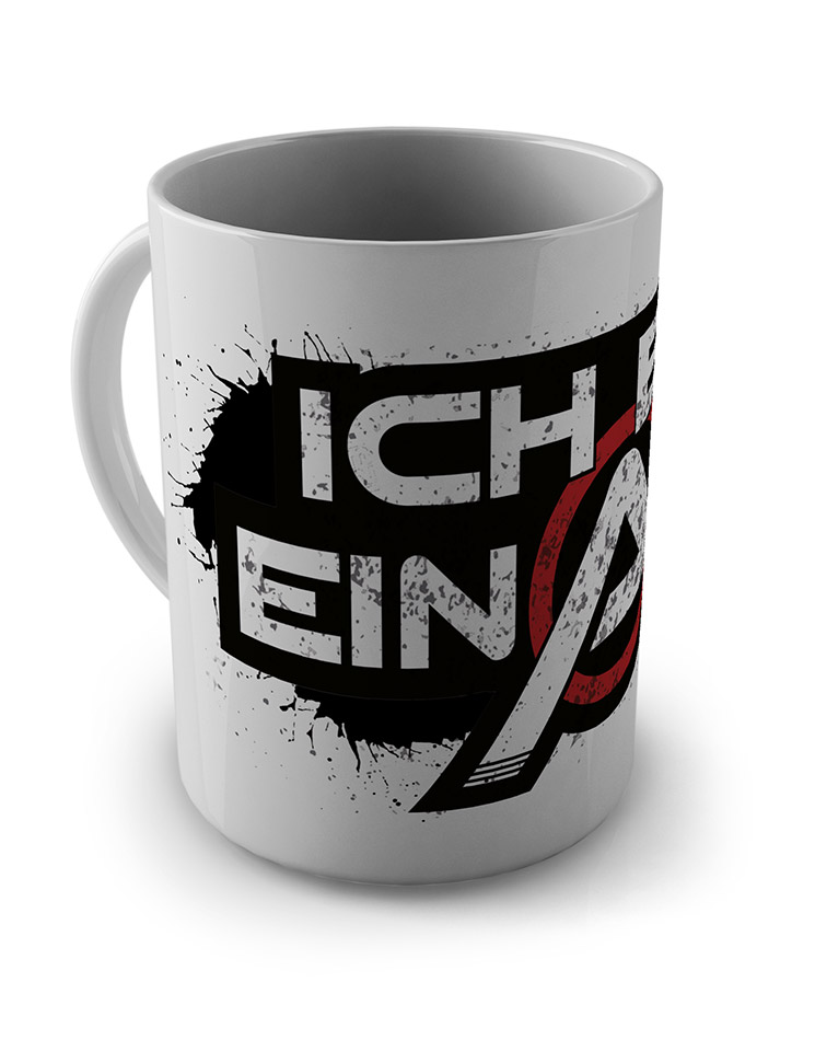 Ich bin ein Assi Tasse weiss