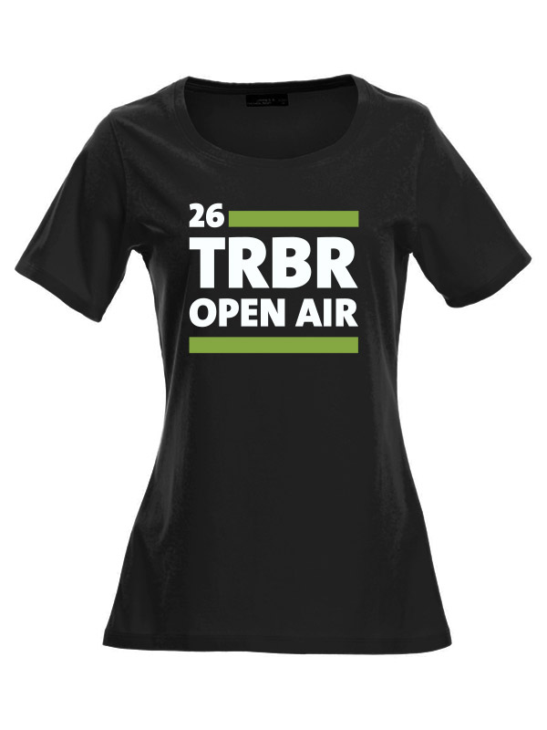 TOA2018 TRBR Festivalshirt - Girly mehrfarbig auf schwarz