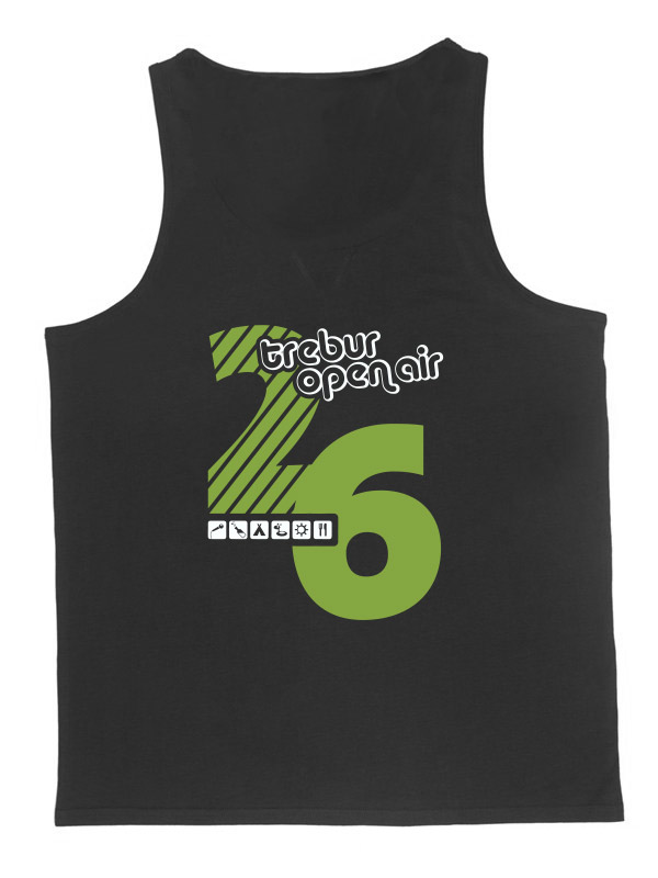 TOA2018 Festival Tank-Top Unisex mehrfarbig auf schwarz