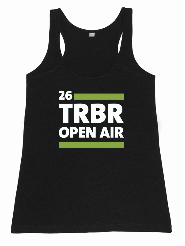 TOA2018 TRBR Festival Girly Tank Top mehrfarbig auf schwarz