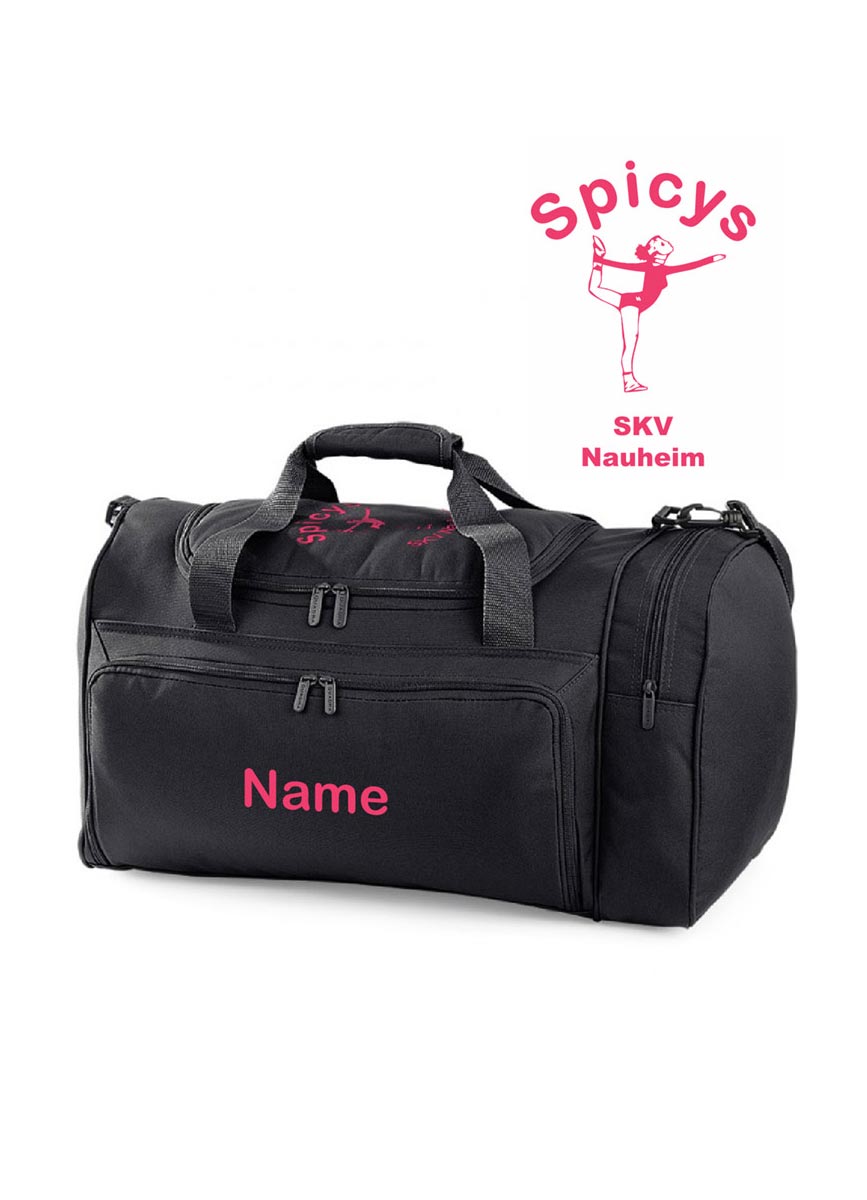 Spicys Tasche mit Name schwarz