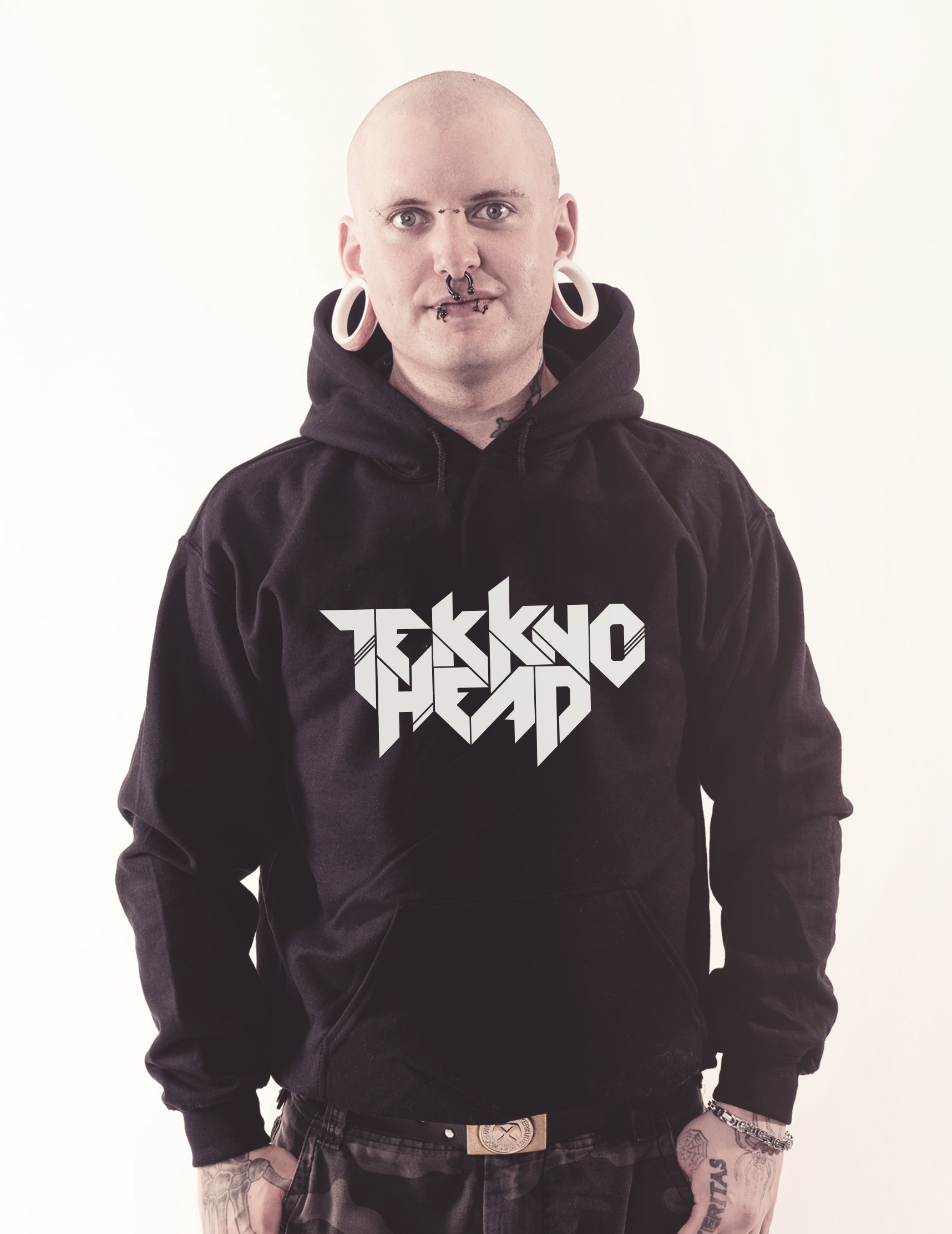 TEKKNOHEAD Kappu schwarz